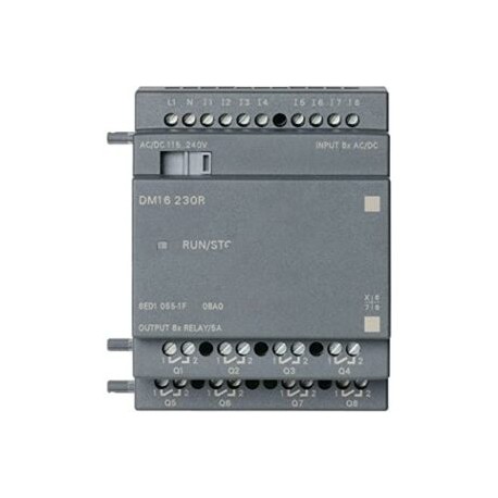 Modulo de ampliación para LOGO Siemens DM16 230R