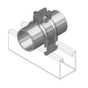 ABRAZADERA UNICANAL PARA CONDUIT PARED DELGADA 1 1/2?