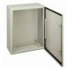 Gabinete metálico con platina 60x40x25 cms IP66