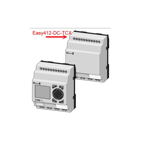 Controlador lógico programable Easy412-DC-TCX